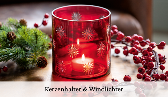 Kerzenhalter und Windlichter